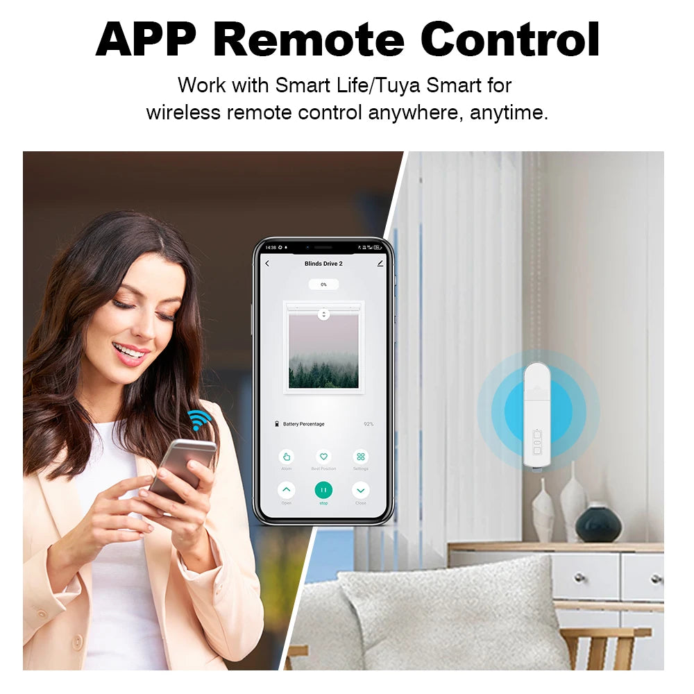 Tuya Zigbee Smart Roller Curtain Motor DIY Motorized Chain Roller Blinds Shade Shutter Drive with Remote Alexa Google Home Alice